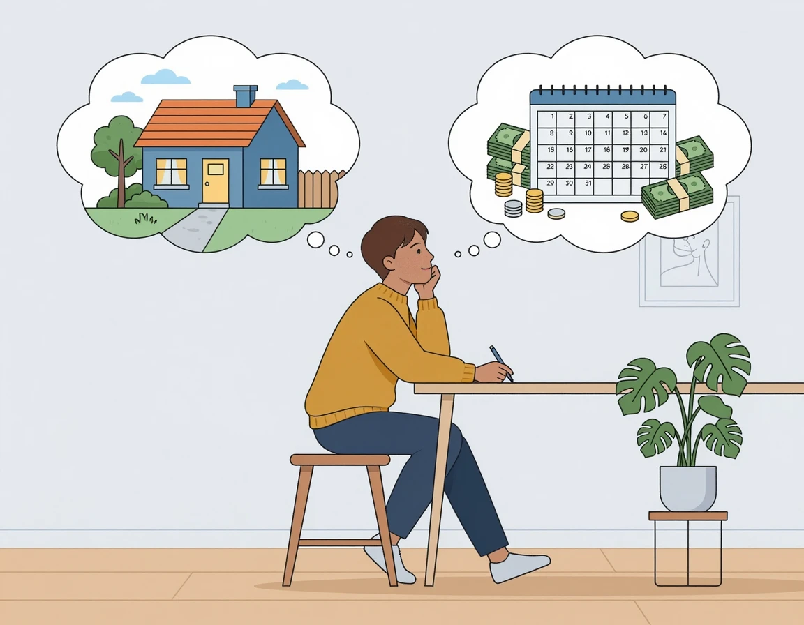 목돈과 매월 연금 중 고민하는 사람