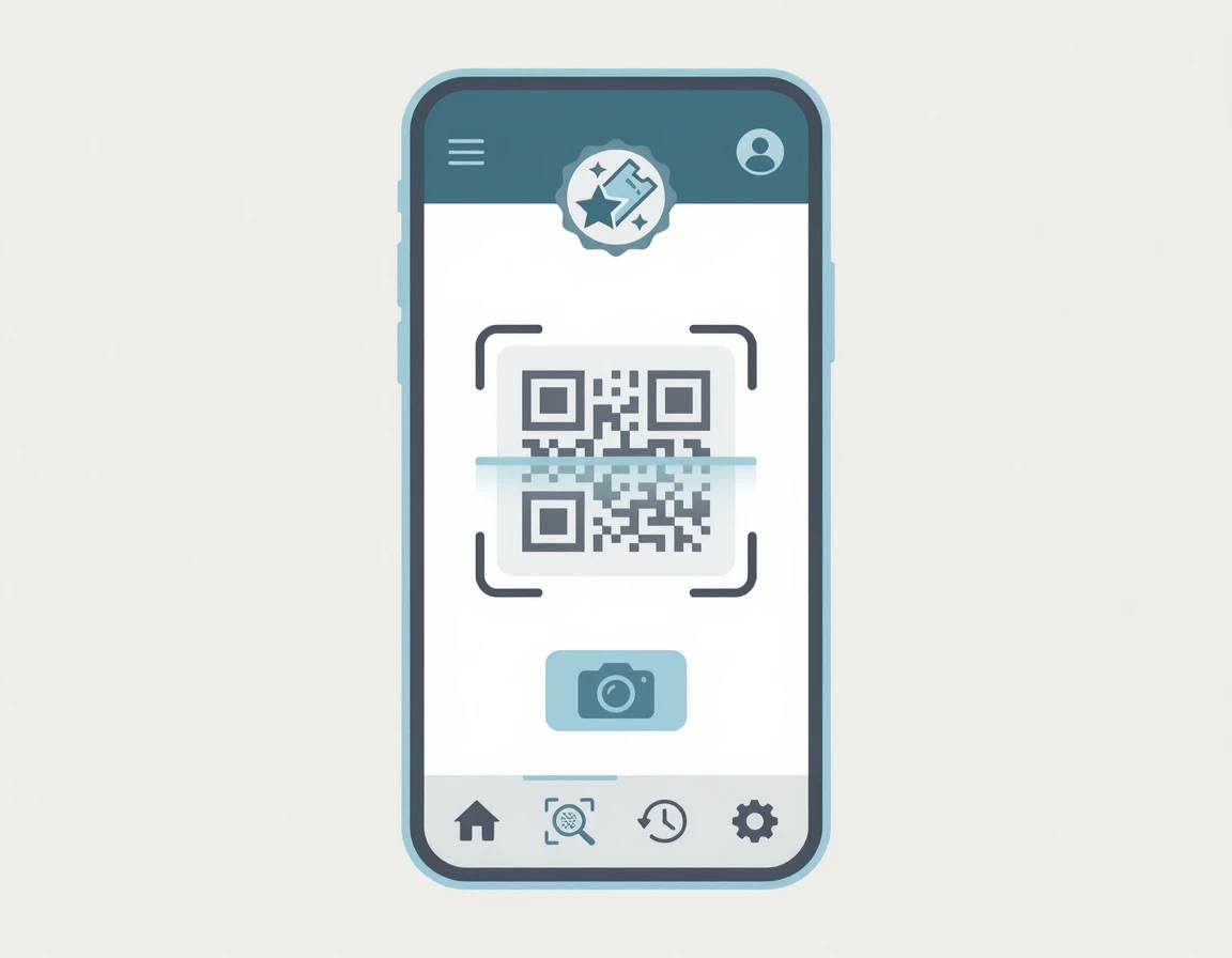 동행복권 앱 QR코드 당첨 확인 일러스트