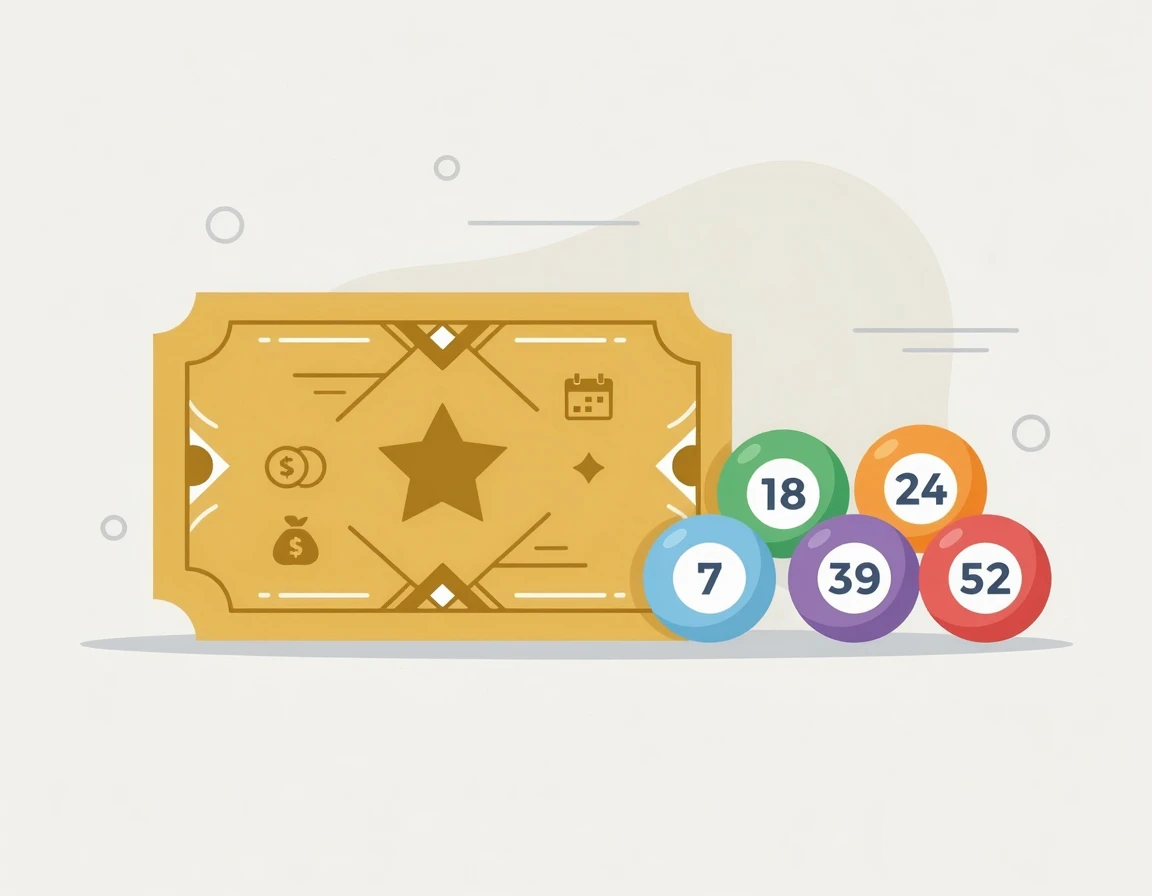 연금복권과 로또 올인원 관리 일러스트